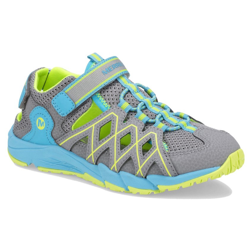 Sandales Merrell Hydro Quench Grise/Turquoise Enfant | E.A.TWWD